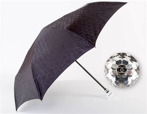 chanel umbrella black|coco chanel umbrella.